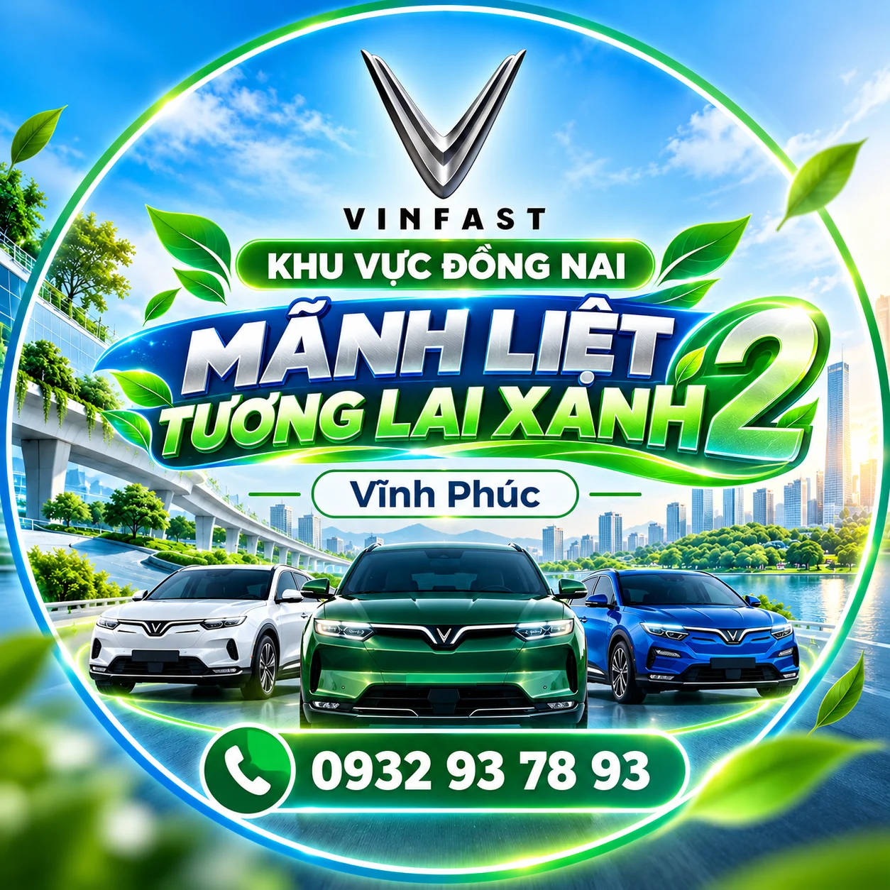 VinFast Đồng Nai: “Vì Tương Lai Xanh” lần 2 – Ưu đãi ô tô điện VinFast lên đến 9%