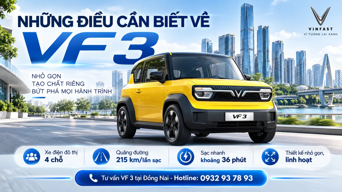 Những Điều Cần Biết Về VinFast VF 3 – Giá Xe, Thông Số, Quãng Đường Và Đánh Giá Chi Tiết